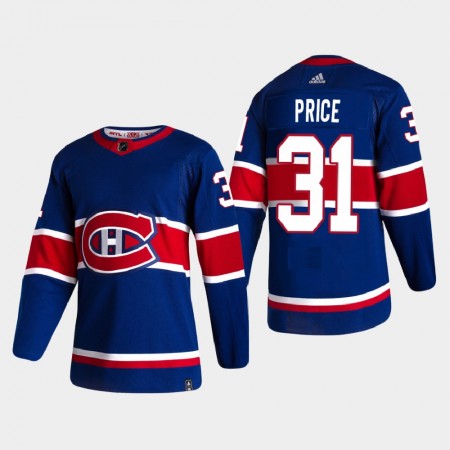 Montreal Canadiens Carey Price 31 2020-21 Reverse Retro Authentic Shirt - Mannen